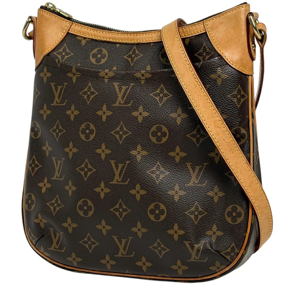 Louis Vuitton Odeon Shoulder Bag Monogram Brown